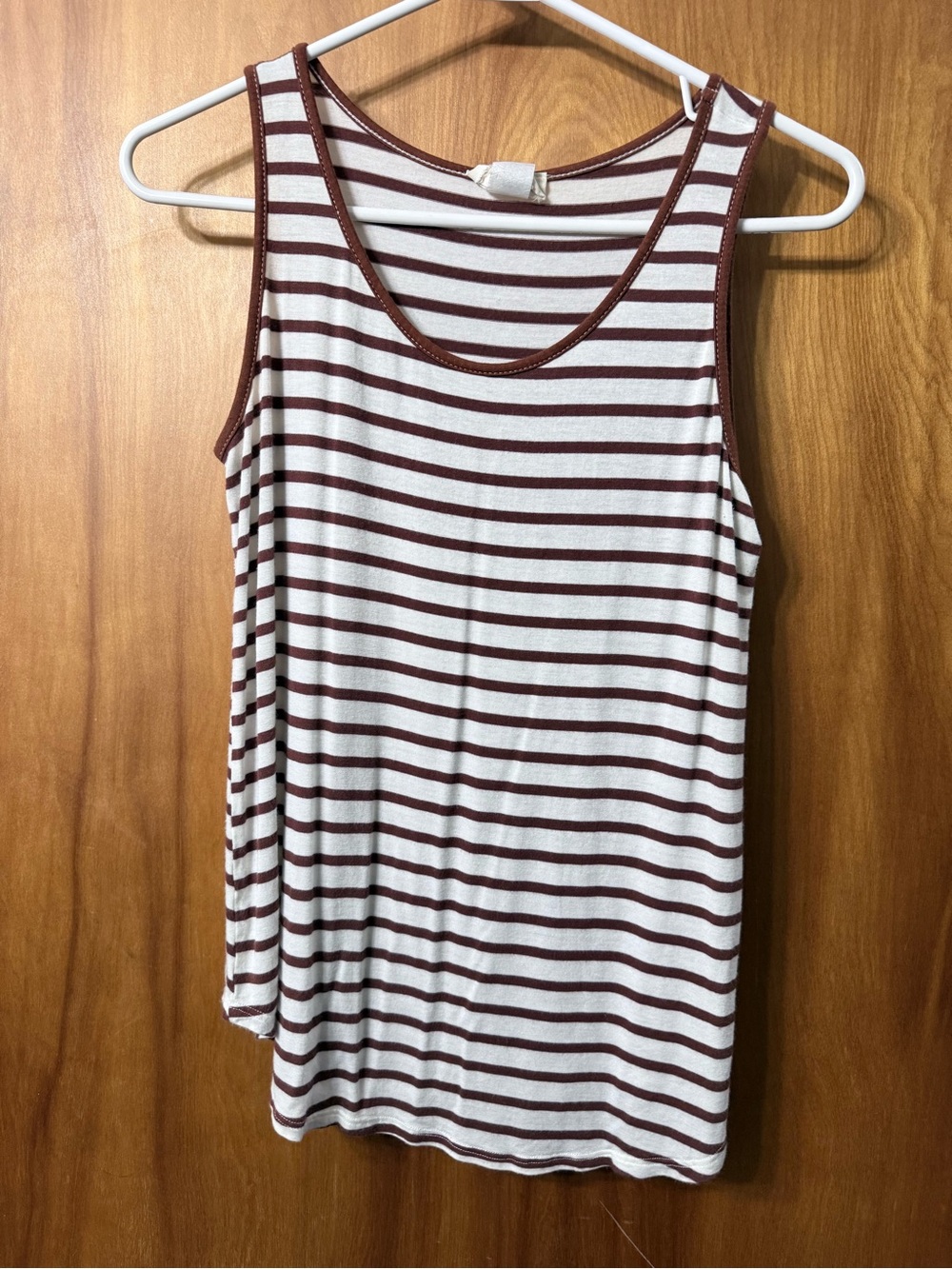Betsy’s Boutique Cream/Brown Tank